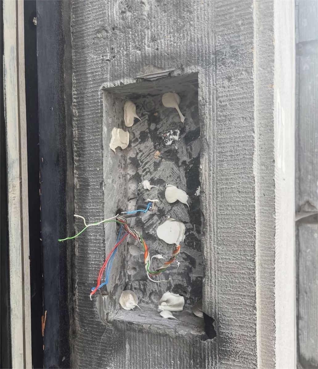 Préparation murale vidéophone